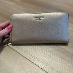 Kate Spade Gold Wallet